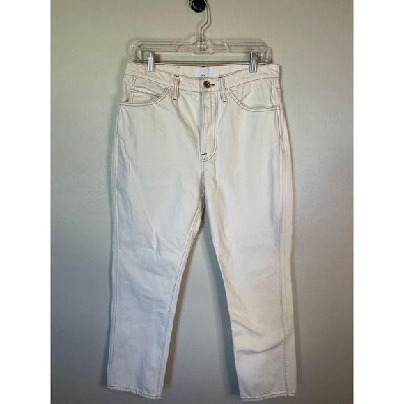Frame Denim Denim - FRAME | Cream Colored "Le Italian Straight" Leg High Waisted Jean Size 29